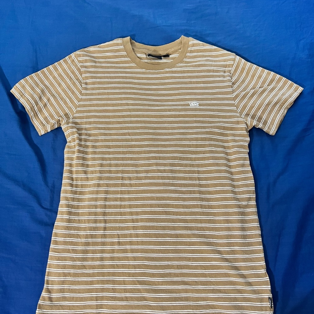 Vans Embroidered Pocket Striped Tee